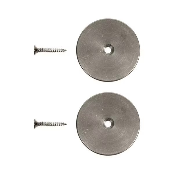 Satin Nickel Rail End Cap for Ladder Rail, Meadow Lane, Mfr#: EG.40.02